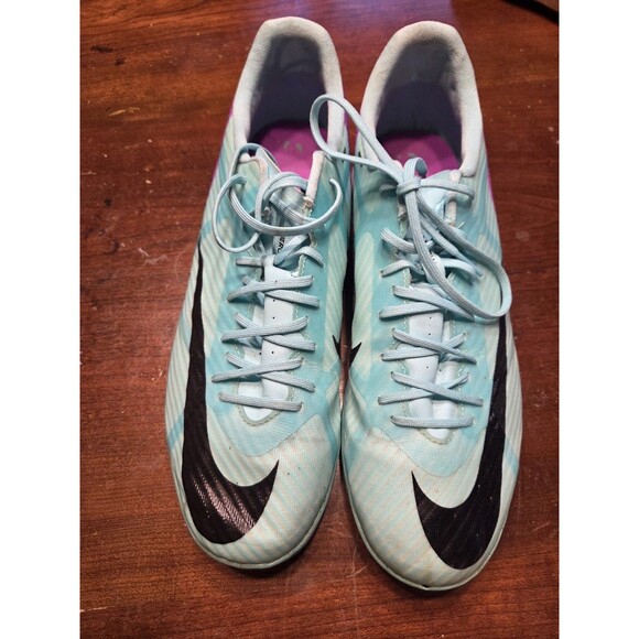 Nike Air Zoom Mercurial Vapor 15 Academy Shoes Men’s 11.5 IC Indoor Blue Purple - Picture 2 of 6